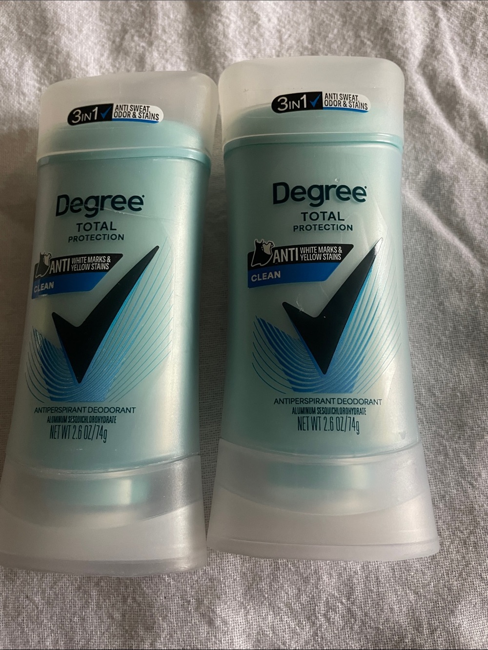 Degree Total Protection Antiperspirant Deodorant - Clean (Light Blue)